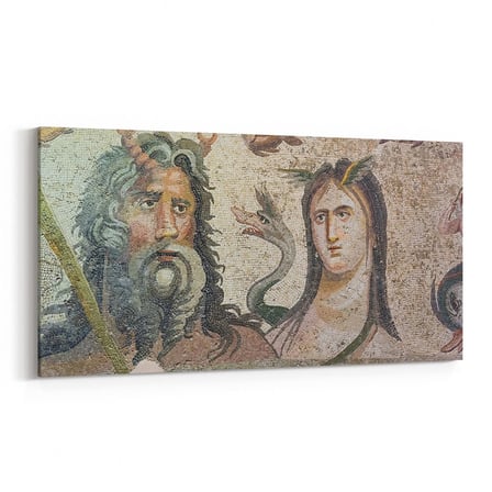 Olla 16289YD Heykel / Sanat Görseli Yatay Dar Kanvas Tablo (Ölçü: 80X40)