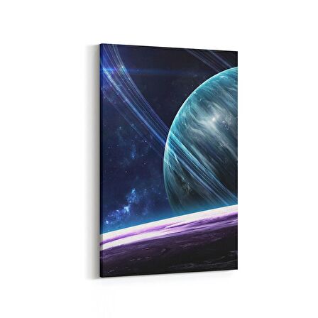 Olla 17653D Uzay Görseli Dikey Kanvas Tablo (Ölçü: 100X150)