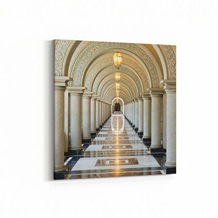 Olla 18807K Yapı Görseli Kare Kanvas Tablo (Ölçü: 30X30)