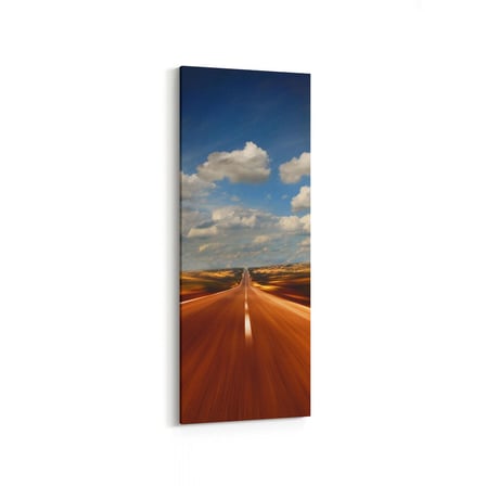 Olla 14632DI Doğa / Manzara Görseli Dikey İnce Kanvas Tablo (Ölçü: 30X90)