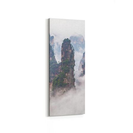 Olla 13451DI Doğa / Manzara Görseli Dikey İnce Kanvas Tablo (Ölçü: 40X120)