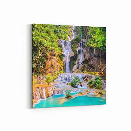 Olla 13199K Doğa / Manzara Görseli Kare Kanvas Tablo (Ölçü: 25X25)