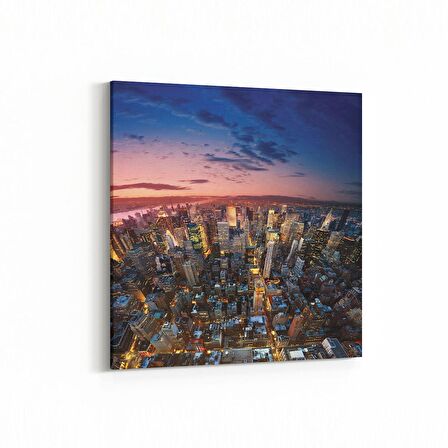 Olla 18693K Yapı Görseli Kare Kanvas Tablo (Ölçü: 30X30)