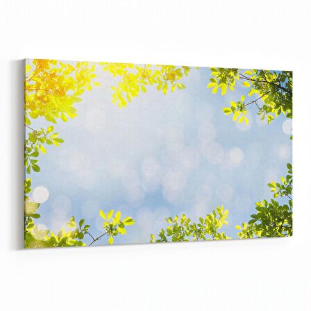 Olla 10476Y Ağaç Görseli Yatay Kanvas Tablo (Ölçü: 150X100)