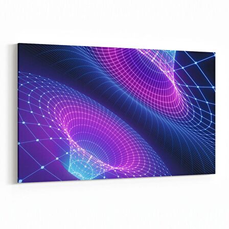 Olla 10223Y Abstract Girdap Görsel Yatay Kanvas Tablo (Ölçü: 120X80)