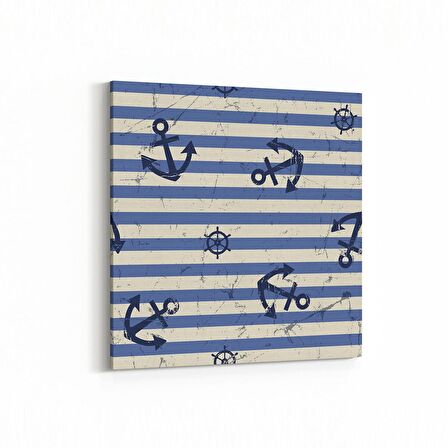 Olla 12799K Çocuk Odası Görseli Kare Kanvas Tablo (Ölçü: 25X25)