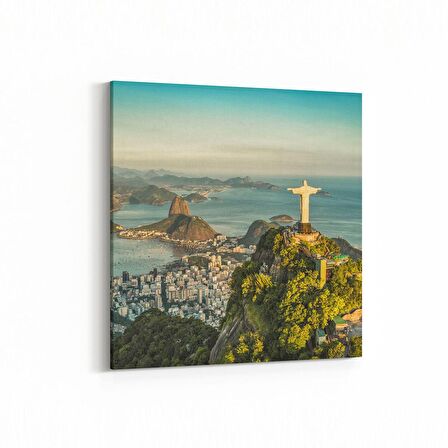 Olla 18595K Yapı Görseli Kare Kanvas Tablo (Ölçü: 25X25)