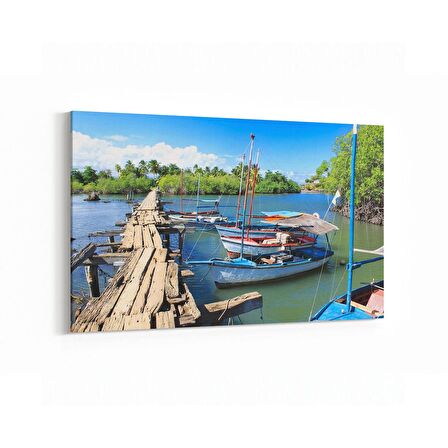 Olla 18829Y Yapı Görseli Yatay Kanvas Tablo (Ölçü: 120X80)