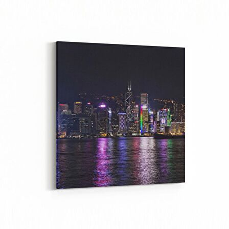 Olla 18821K Yapı Görseli Kare Kanvas Tablo (Ölçü: 60X60)