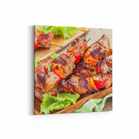Olla 15244K Gıda Görseli Kare Kanvas Tablo (Ölçü: 30X30)