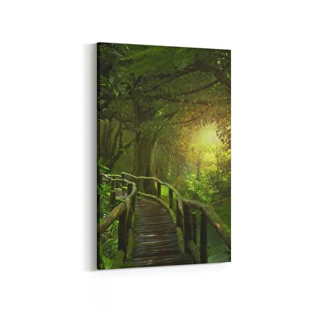 Olla 14108D Doğa / Manzara Görseli Dikey Kanvas Tablo (Ölçü: 60X90)