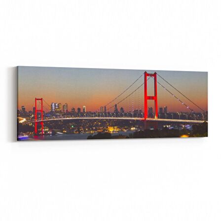 Olla 18837YI Yapı Görseli Yatay İnce Kanvas Tablo (Ölçü: 90X30)