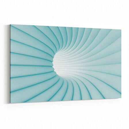 Olla 10267Y Abstract Girdap Görsel Yatay Kanvas Tablo (Ölçü: 90X60)