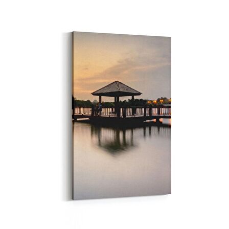 Olla 18866D Yapı Görseli Dikey Kanvas Tablo (Ölçü: 100X150)