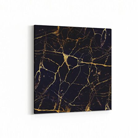 Olla 16667K Mermer Desen Görsel Kare Kanvas Tablo (Ölçü: 25X25)