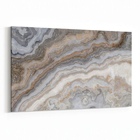 Olla 16648Y Mermer Desen Görsel Yatay Kanvas Tablo (Ölçü: 70X50)
