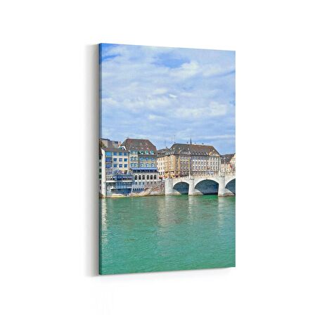 Olla 17867D Yapı Görseli Dikey Kanvas Tablo (Ölçü: 60X90)