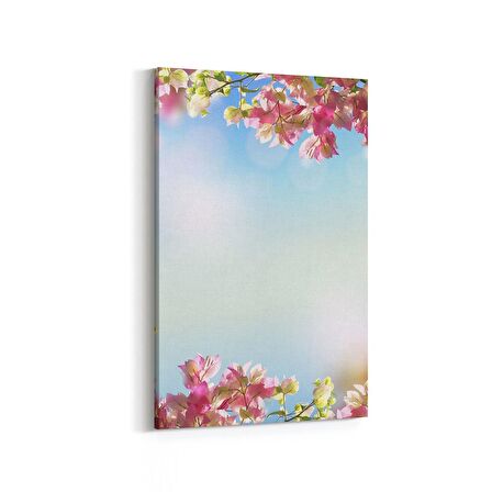 Olla 10717D Ağaç Görseli Dikey Kanvas Tablo (Ölçü: 100X150)