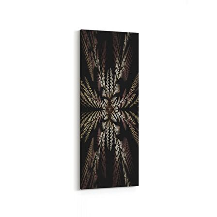 Olla 10310DI Abstract Görsel Dikey İnce Kanvas Tablo (Ölçü: 40X120)