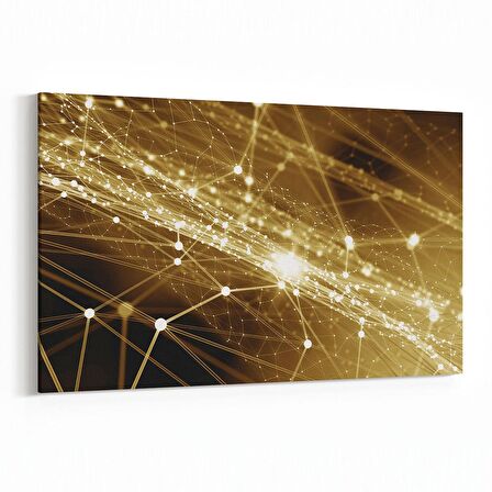 Olla 10373Y Abstract Görsel Yatay Kanvas Tablo (Ölçü: 45X30)