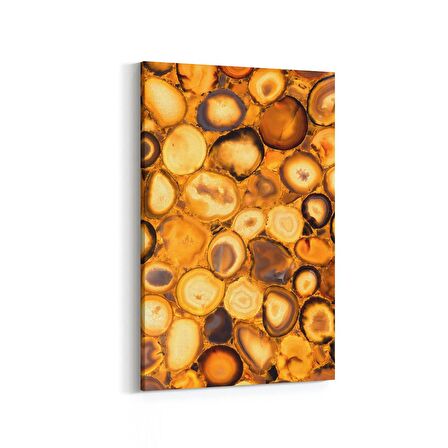 Olla 16709D Mermer Desen Görsel Dikey Kanvas Tablo (Ölçü: 70X105)