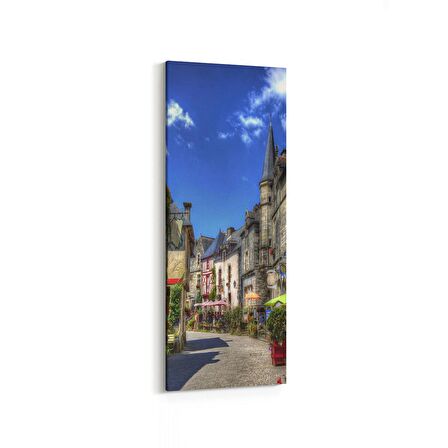 Olla 18439DI Yapı Görseli Dikey İnce Kanvas Tablo (Ölçü: 40X120)