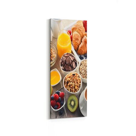 Olla 15279DI Gıda Görseli Dikey İnce Kanvas Tablo (Ölçü: 40X120)