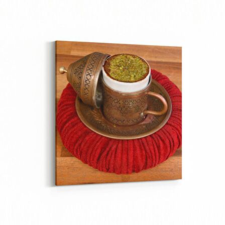 Olla 15033K Gıda Görseli Kare Kanvas Tablo (Ölçü: 30X30)