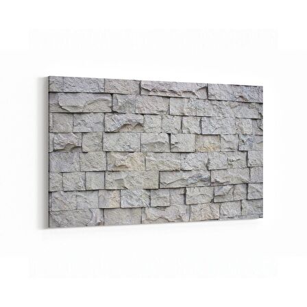 Olla 17515Y Taş / Tuğla Görseli Yatay Kanvas Tablo (Ölçü: 90X60)