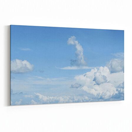 Olla 15432Y Gökyüzü Bulut Görseli  Yatay Kanvas Tablo (Ölçü: 120X80)