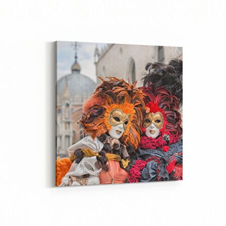 Olla 16851K Model / Manken Görseli Kare Kanvas Tablo (Ölçü: 30X30)