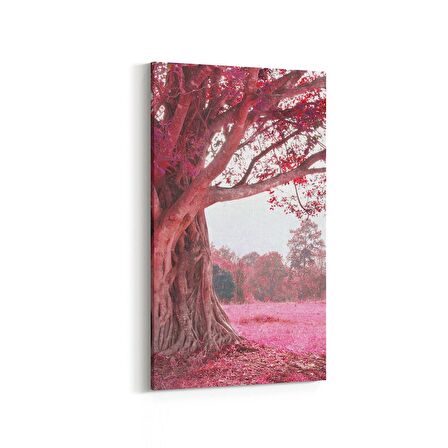 Olla 13358DD Doğa / Manzara Görseli Dikey Dar Kanvas Tablo (Ölçü: 30X60)