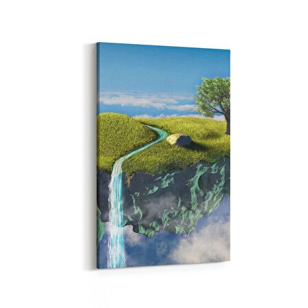 Olla 13796D Doğa / Manzara Görseli Dikey Kanvas Tablo (Ölçü: 100X150)
