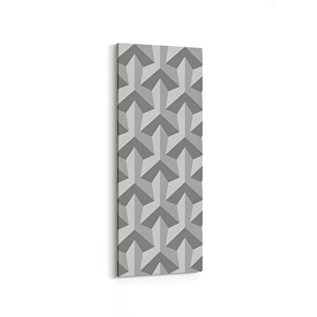 Olla 14944DI Geometrik Desen Görseli Dikey İnce Kanvas Tablo (Ölçü: 40X120)