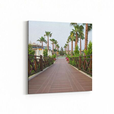 Olla 18365K4 Yapı Görseli Kare 4'lü Kanvas Tablo (Ölçü: 145X145)