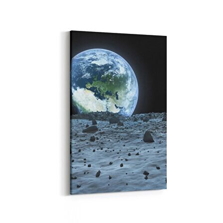 Olla 17625D Uzay Görseli Dikey Kanvas Tablo (Ölçü: 80X120)
