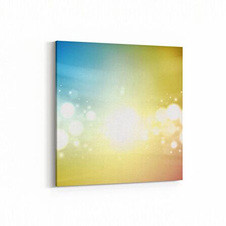 Olla 10377K Abstract Görsel Kare Kanvas Tablo (Ölçü: 30X30)