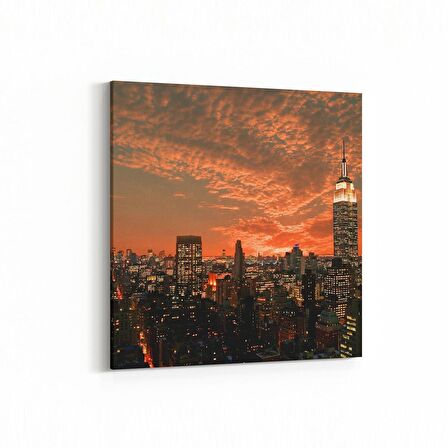 Olla 18975K4 Yapı Görseli Kare 4'lü Kanvas Tablo (Ölçü: 65X65)