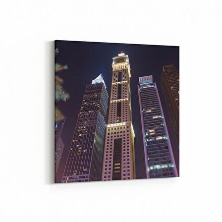 Olla 18265K Yapı Görseli Kare Kanvas Tablo (Ölçü: 25X25)