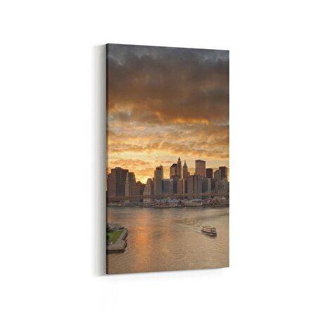 Olla 18413DD Yapı Görseli Dikey Dar Kanvas Tablo (Ölçü: 40X80)