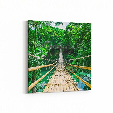 Olla 13905K Doğa / Manzara Görseli Kare Kanvas Tablo (Ölçü: 25X25)