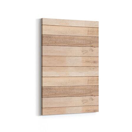 Olla 11975D Ahşap Desen Görseli Dikey Kanvas Tablo (Ölçü: 60X90)
