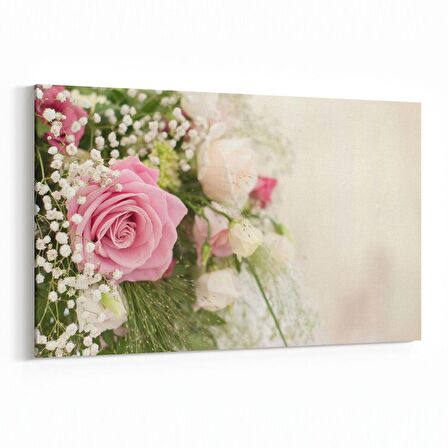 Olla 11636Y Çiçek Görseli Yatay Kanvas Tablo (Ölçü: 150X100)