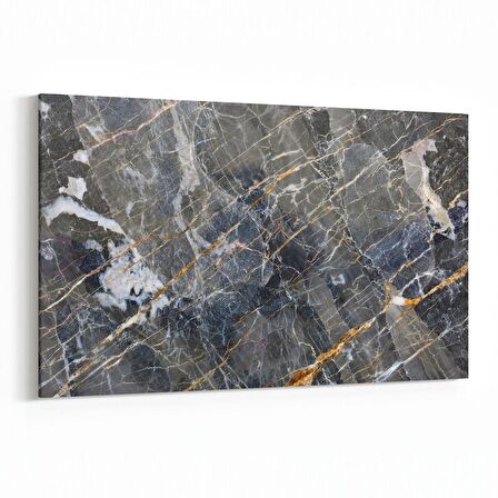 Olla 16704Y Mermer Desen Görsel Yatay Kanvas Tablo (Ölçü: 120X80)