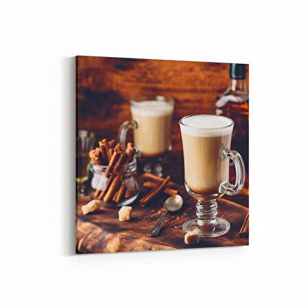 Olla 15061K Gıda Görseli Kare Kanvas Tablo (Ölçü: 25X25)