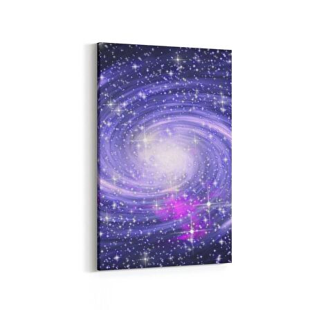 Olla 17676D Uzay Görseli Dikey Kanvas Tablo (Ölçü: 60X90)