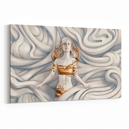 Olla 10009Y 3 Boyut Görsel Yatay Kanvas Tablo (Ölçü: 150X100)