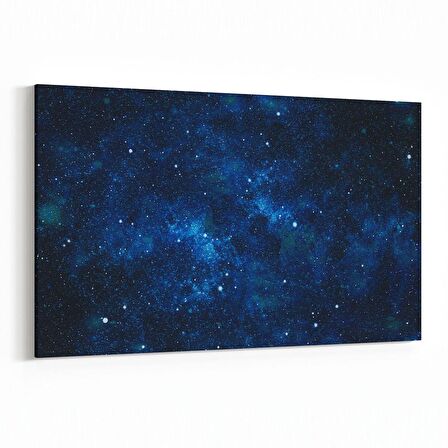 Olla 14785Y Gece Gökyüzü Görseli Yatay Kanvas Tablo (Ölçü: 45X30)
