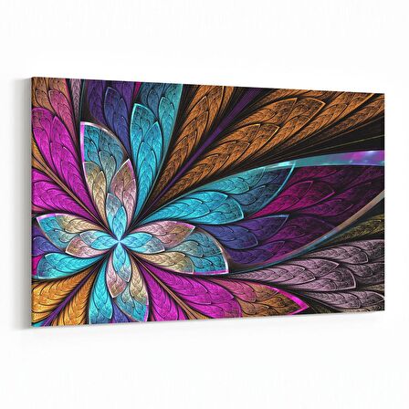 Olla 10194Y Abstract Görsel Yatay Kanvas Tablo (Ölçü: 30X20)