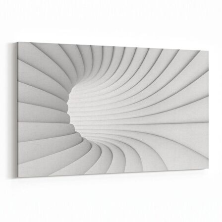 Olla 10272Y Abstract Girdap Görsel Yatay Kanvas Tablo (Ölçü: 120X80)